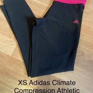 Xs Adidas Climalite Compression Athletic Capris